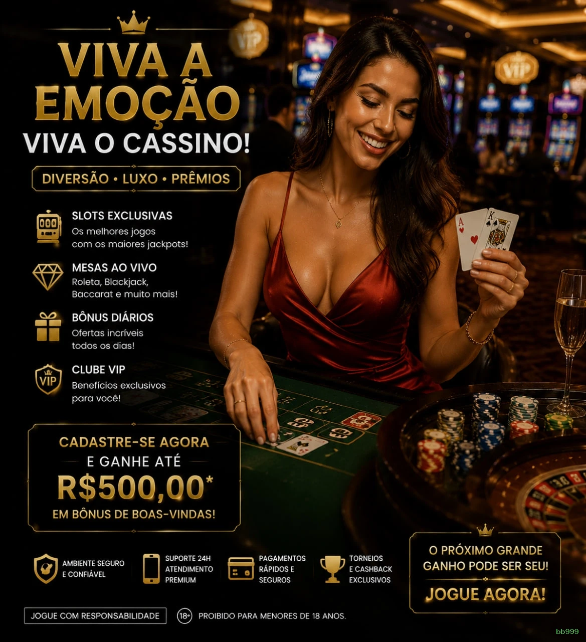 Ganhe prêmios incríveis na bb999